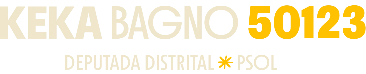 Keka Bagno 50123, deputada distrital pelo PSOL
